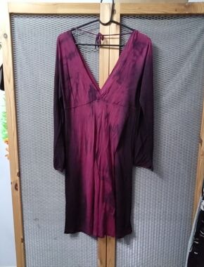 AnM Deep V Neck Dress